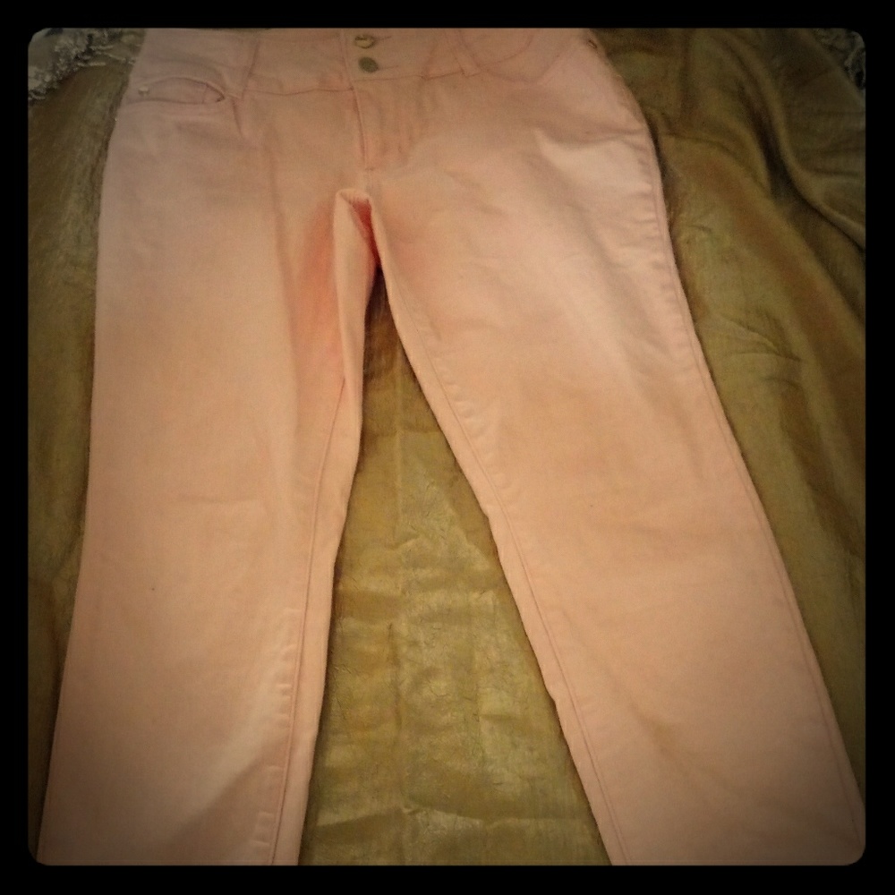 NWOT peach pants size 6